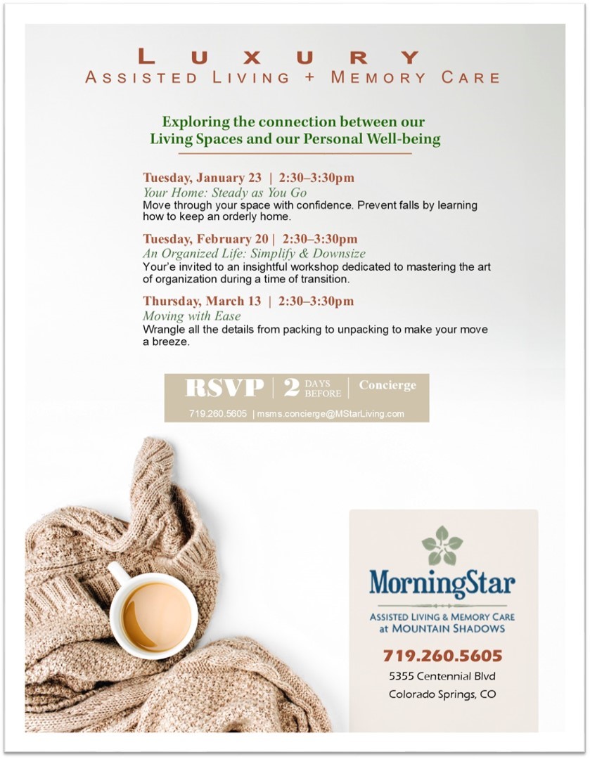 Lecture Series - MorningStar: Your Home Steady as You Go